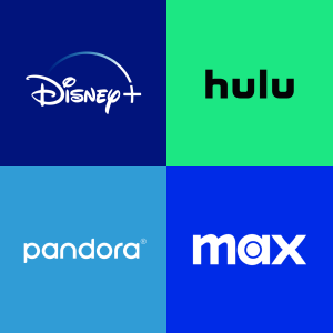Disney+ Hbo max Hulu Pandora Groove Pack 6M