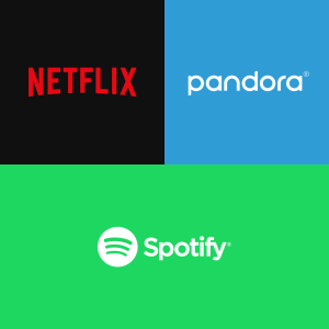 Netflix Pandora Spotify Vibes Pack 3M